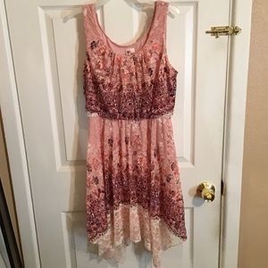AUW pink lace dress